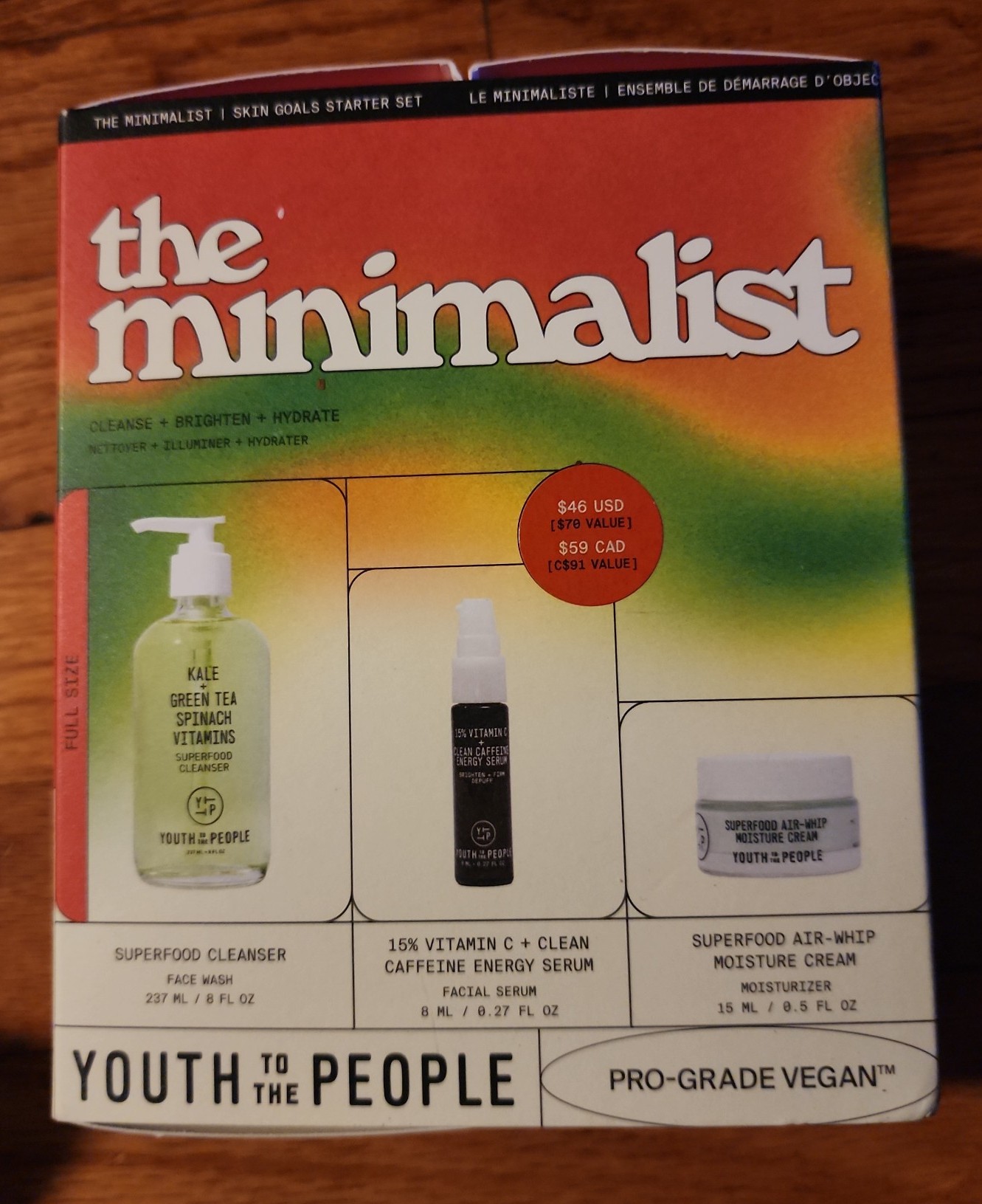 Youth to the People the Minimalist Starter Kit Sealed Package new old stock