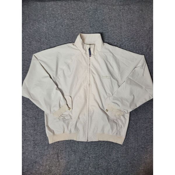 Vtg 90's Chaps Ralph Lauren Men's XL Khaki Lined Harrington Long sleeve Jacket