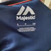 Majestic Houston Astros MLB Baseball Pullover V-Neck Jersey Shirt Small Navy NWT