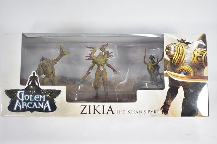 GOLEM ARCANA: ZIKIA - THE KHAN'S PYRE EXPANSION -- BRAND NEW SEALED 2014