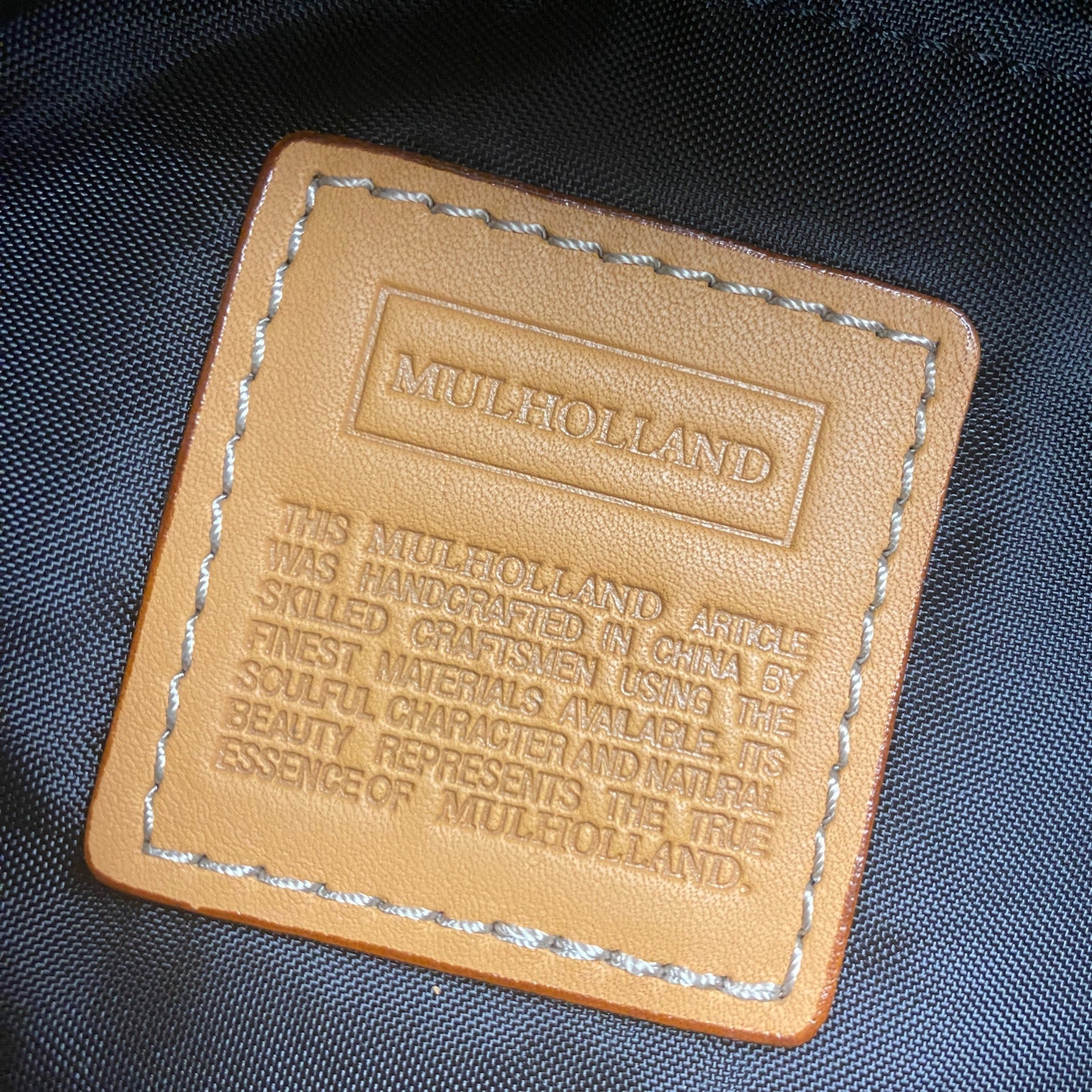 Mulholland Brothers Angler Bag sale Nylon/Leather Messenger Laptop Crossbody Bag NEW