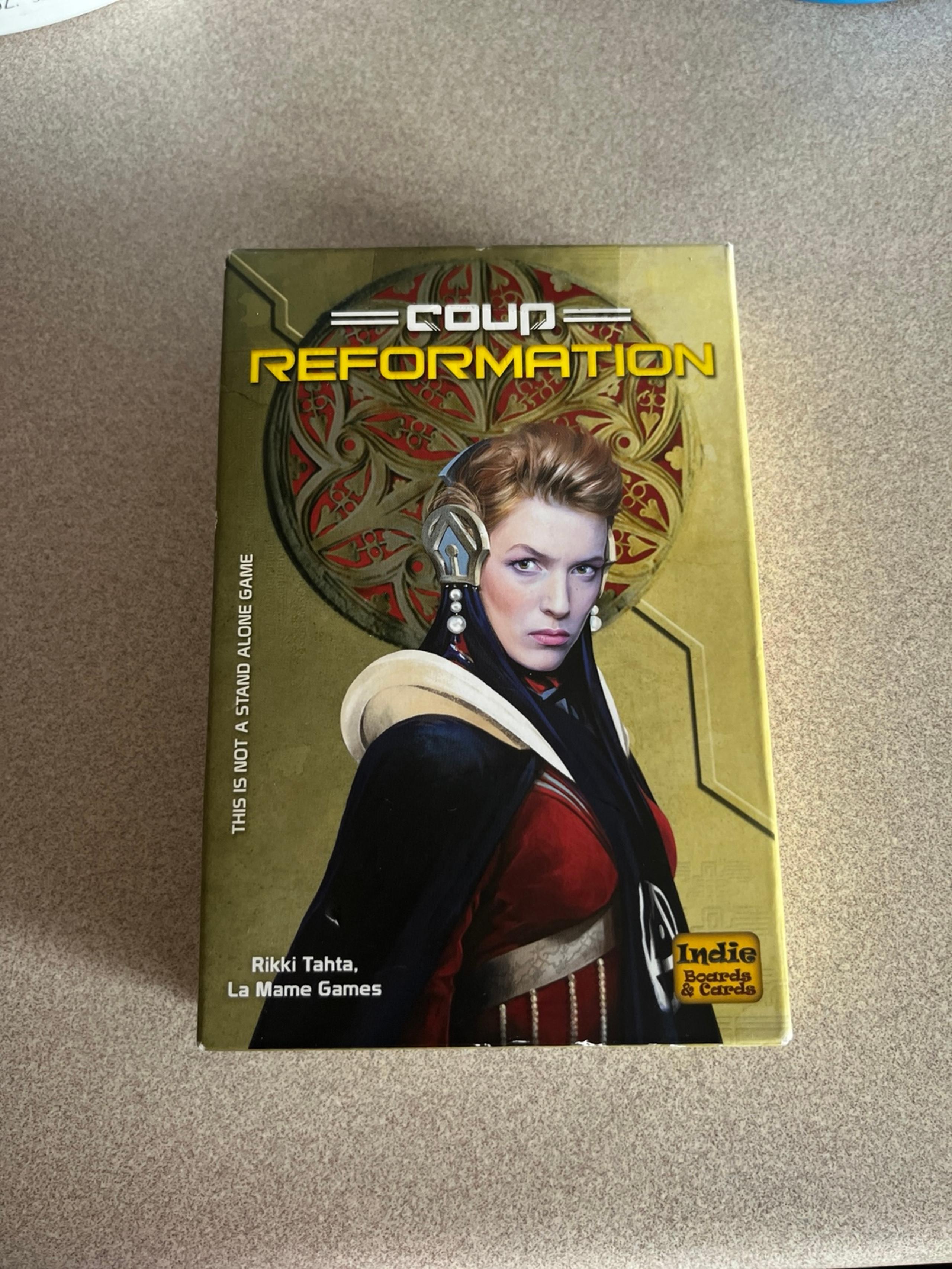 The Coup Reformation Indie Card Game NEW