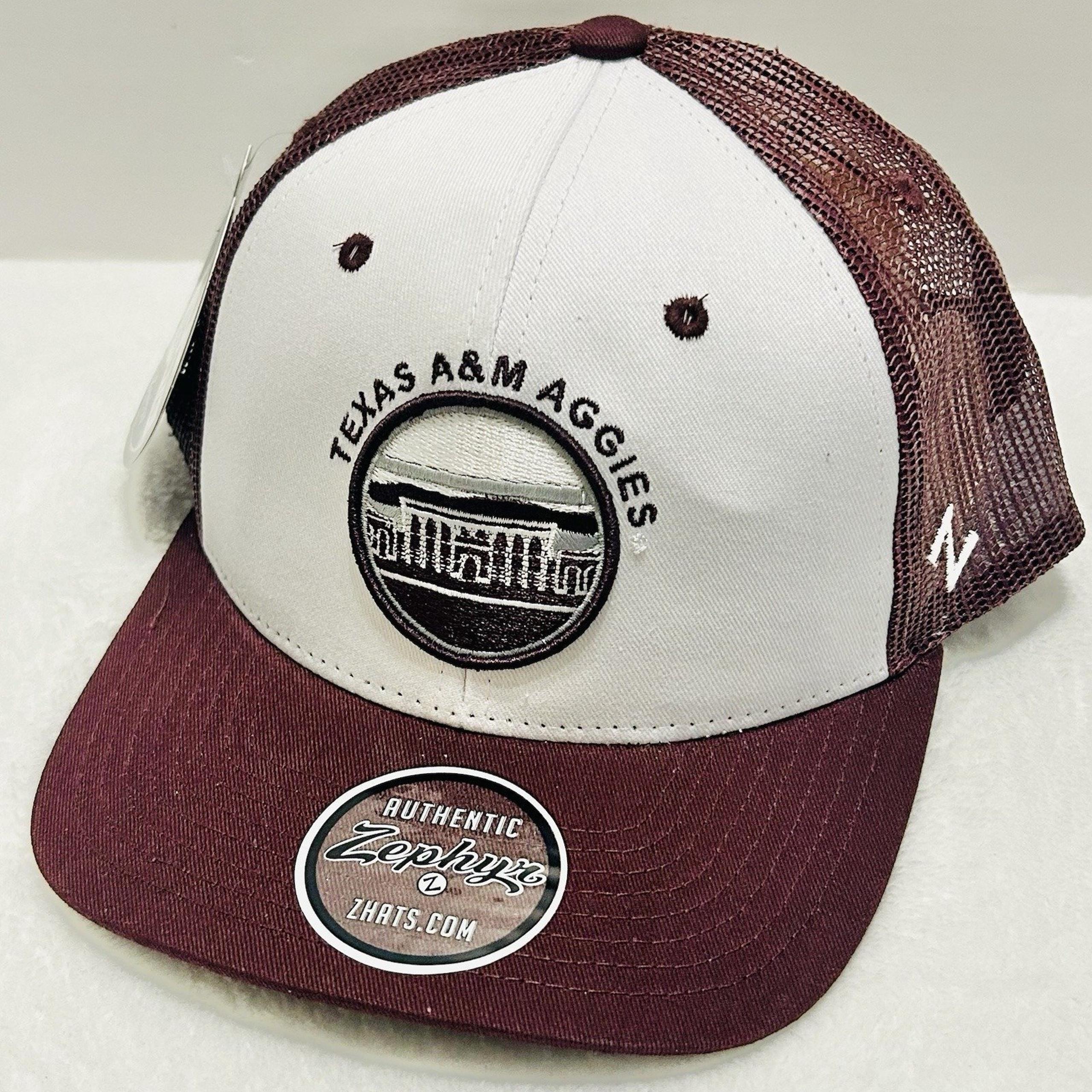 Zephyr Texas A&M Aggies Fan Focus Hat Cap Adjustable Snapback Maroon NCAA