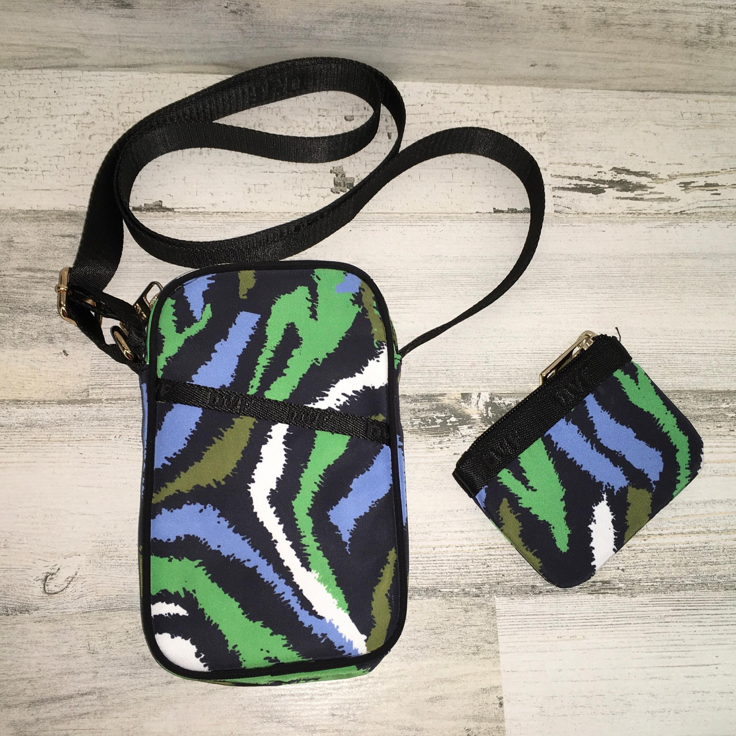 DVF Diane Von Furstenberg for Target Cell Phone Crossbody Purse and Pouch Zebra