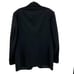 PIERRE BALMAIN Paris Black 100% Pure New Wool Tuxedo Blazer Jacket Size 42 Long