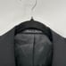 PIERRE BALMAIN Paris Black 100% Pure New Wool Tuxedo Blazer Jacket Size 42 Long