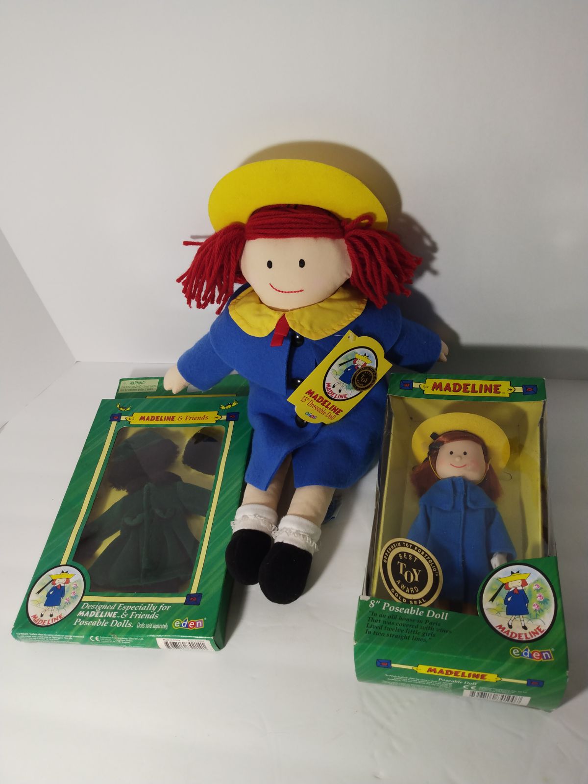 NIB 1996 Eden Madeline 8 Poseable Doll 15 Dressable & Outfit
