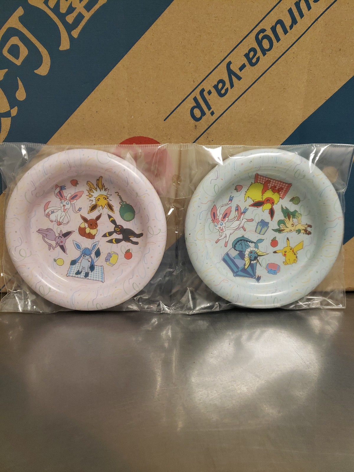 Eievui & Friends Happy Party Time Coasters Set of 2 Pokemon