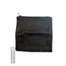 Ceri Hoover Cow Hide Leather Envelope Bag EUC Black