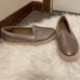 Clarks Azella Theoni Metallic Slip Ons - Size 6.5W - Excellent Condition