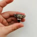 Sterling Silver Smoky Topaz Peridot Statement Cocktail Ring