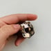 Sterling Silver Smoky Topaz Peridot Statement Cocktail Ring