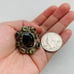 Sterling Silver Smoky Topaz Peridot Statement Cocktail Ring