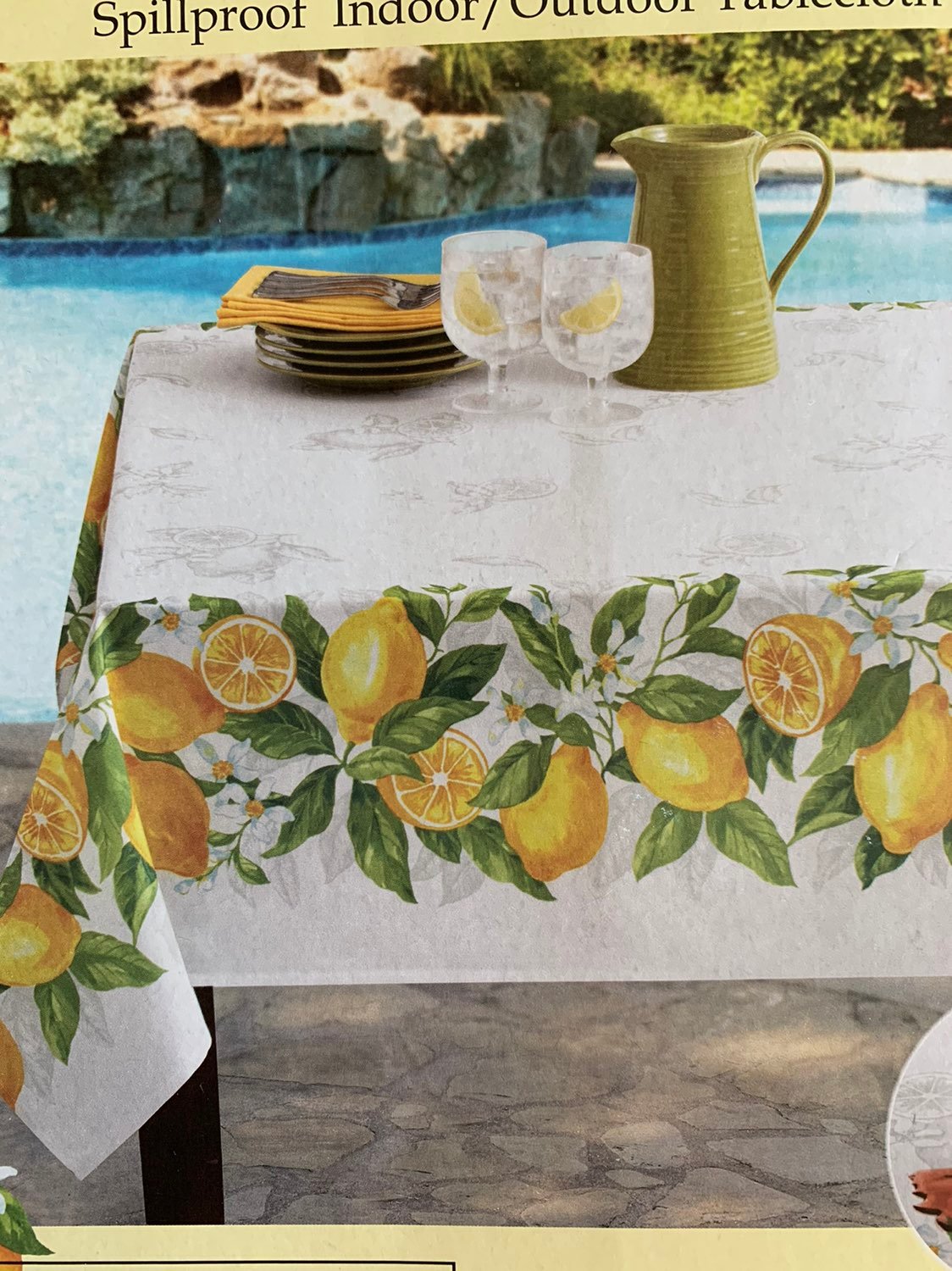 Bright Lemon Tablecoth