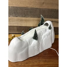 Dept 56 Village Animated Sledding Hill Vintage Winter Scene WORKS In Box