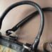 Tote Bag Cyclone Insiders Brand Black Leather Graphic Print Large Bag