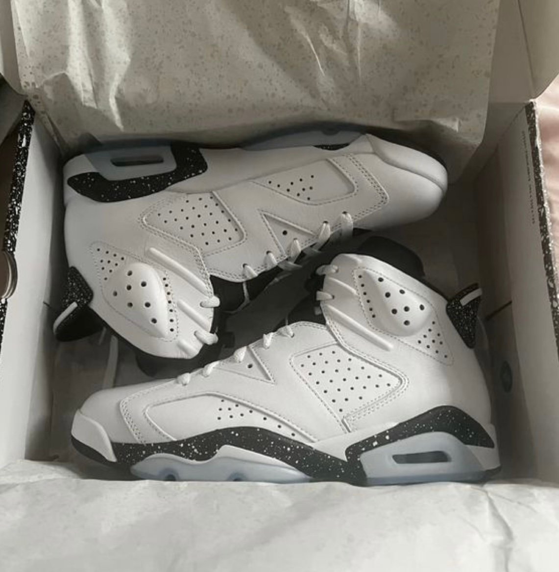 Jordan 6 reverse oreo