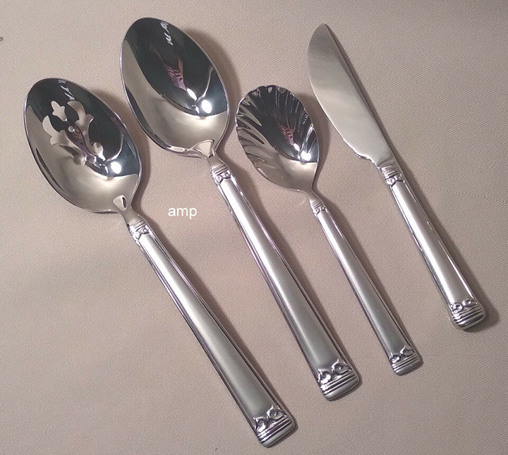 Reed & Barton Central Park Completer Set butter knife table spoon sugar NEW!