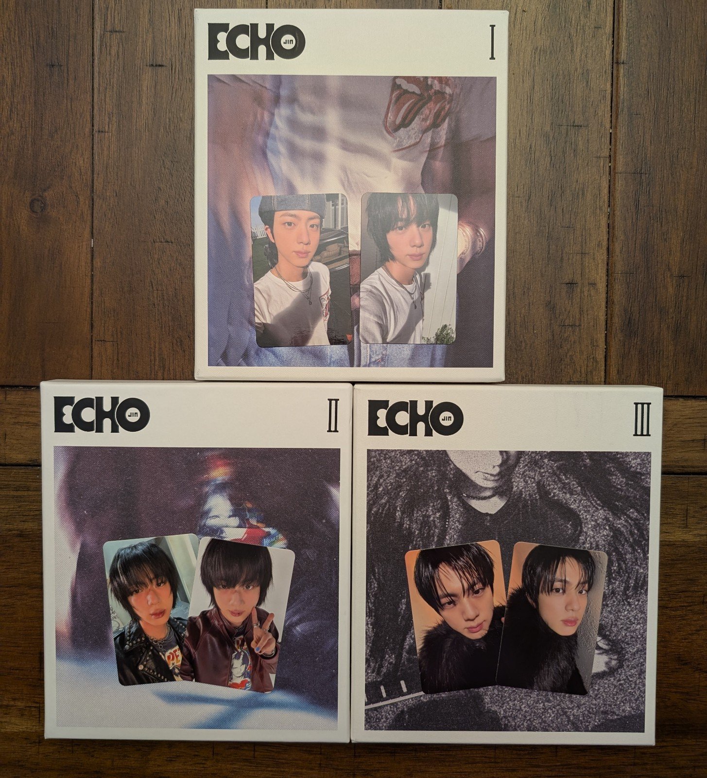 BTS Jin Echo version I II and III Complete Set