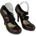 Prada Women's Triple Strap Bootie Heels Size 39.5