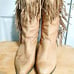 Vintage Dingo Leather Tassel Boots.