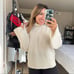Revolve Autumn Cashmere | Ivory 100% Cashmere Sweater Size: M