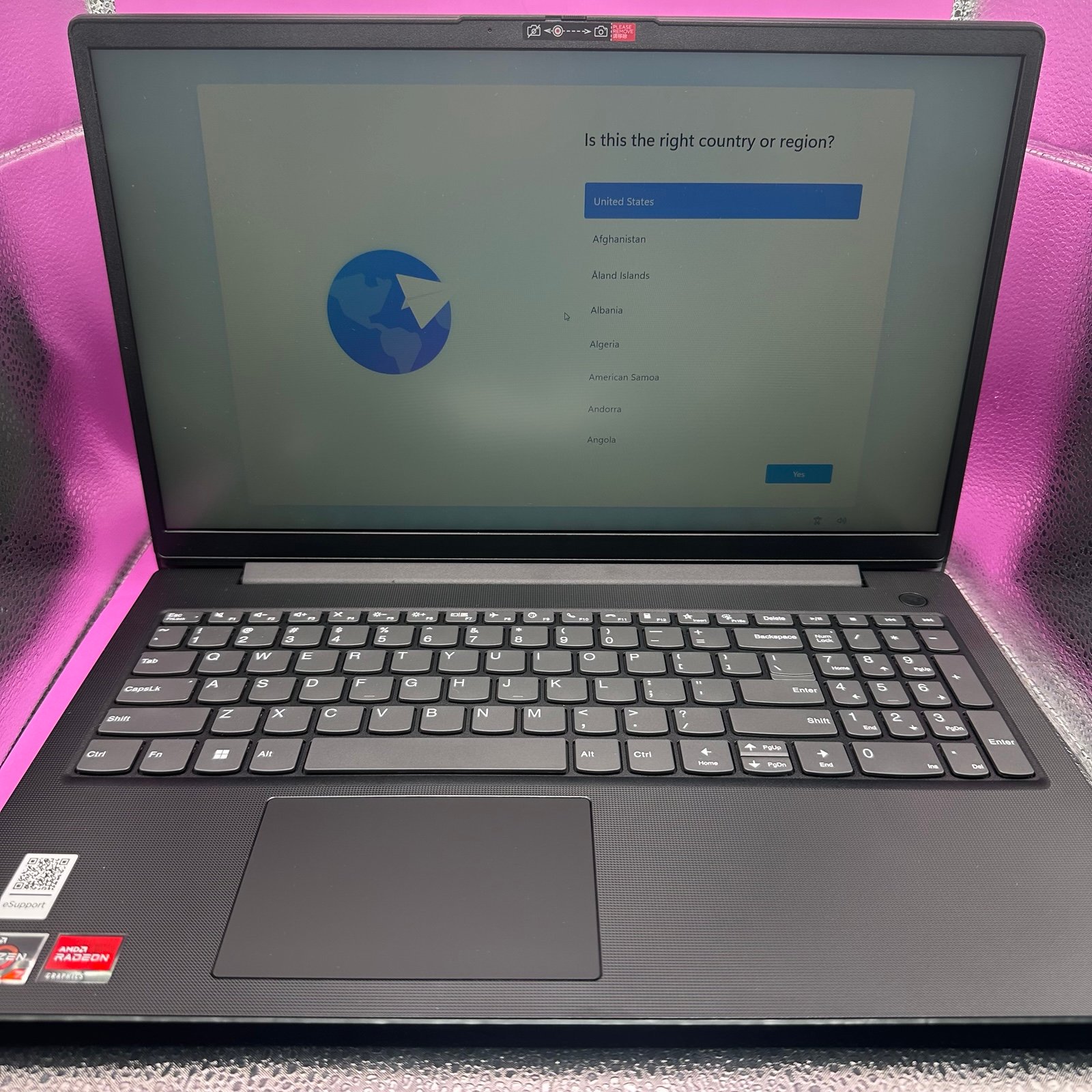 Lenovo V15 G4 ABP 15.6 FHD Ryzen 7 7730U 2.00GHz 16GB DDR4 RAM 512GB SSD W11P