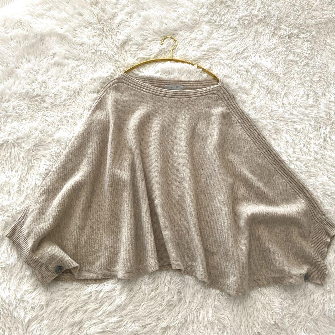 Cashmere Blend Dolman Knit Poncho Cardigan