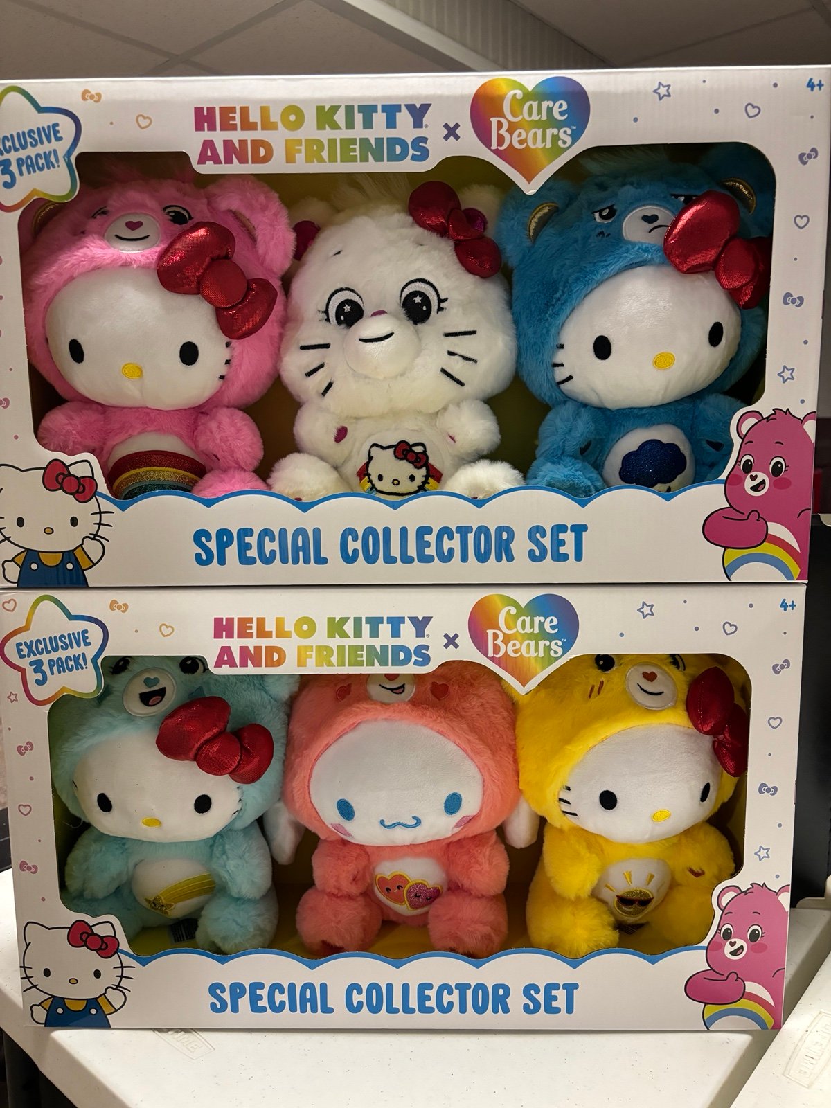 Hello Kitty & friends x Care Bears complete set brand new!