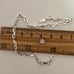 925 Silver 8.25” 3mm bracelet unisex link chain