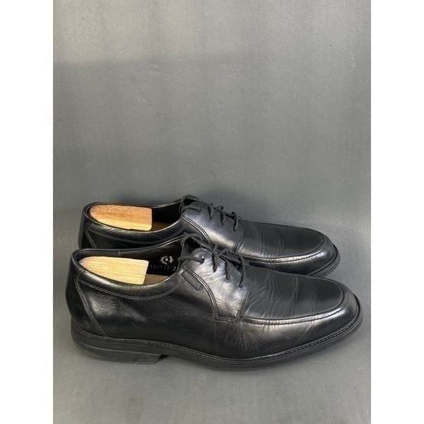 mephisto AIR-Jet lite weight black leather Oxford shoes mens size 10