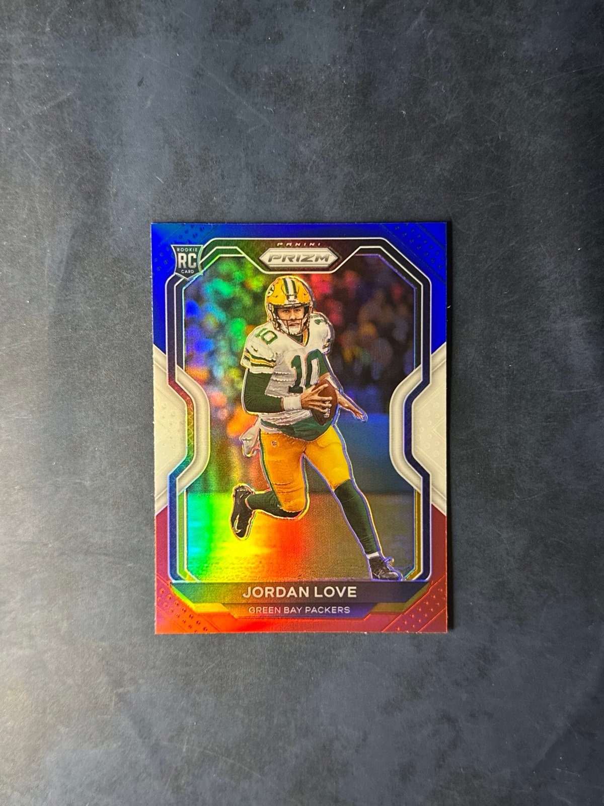 Jordan Love 2020 Panini Red White Blue Prizm #363 Rookie Green Bay Packers NFL