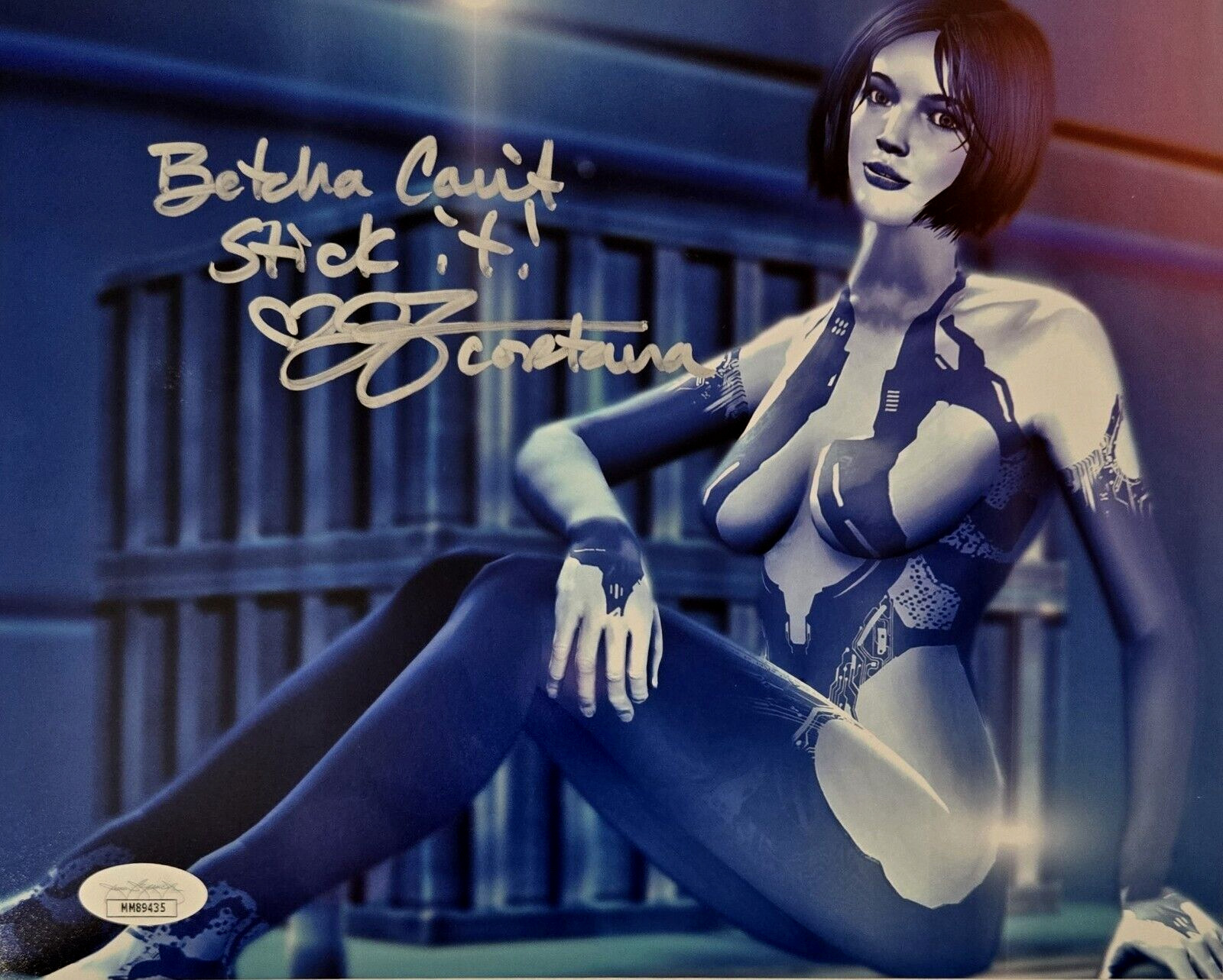 Jen Taylor Signed Photo Halo Autograph Cortana The Weapon XBox 8x10 JSA COA 435