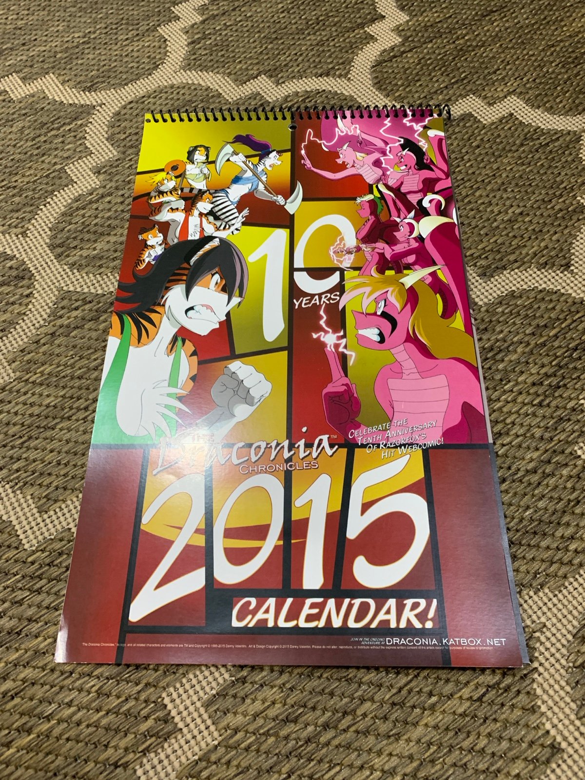 The Draconian Chronicles Discontinued Calendar 2015
