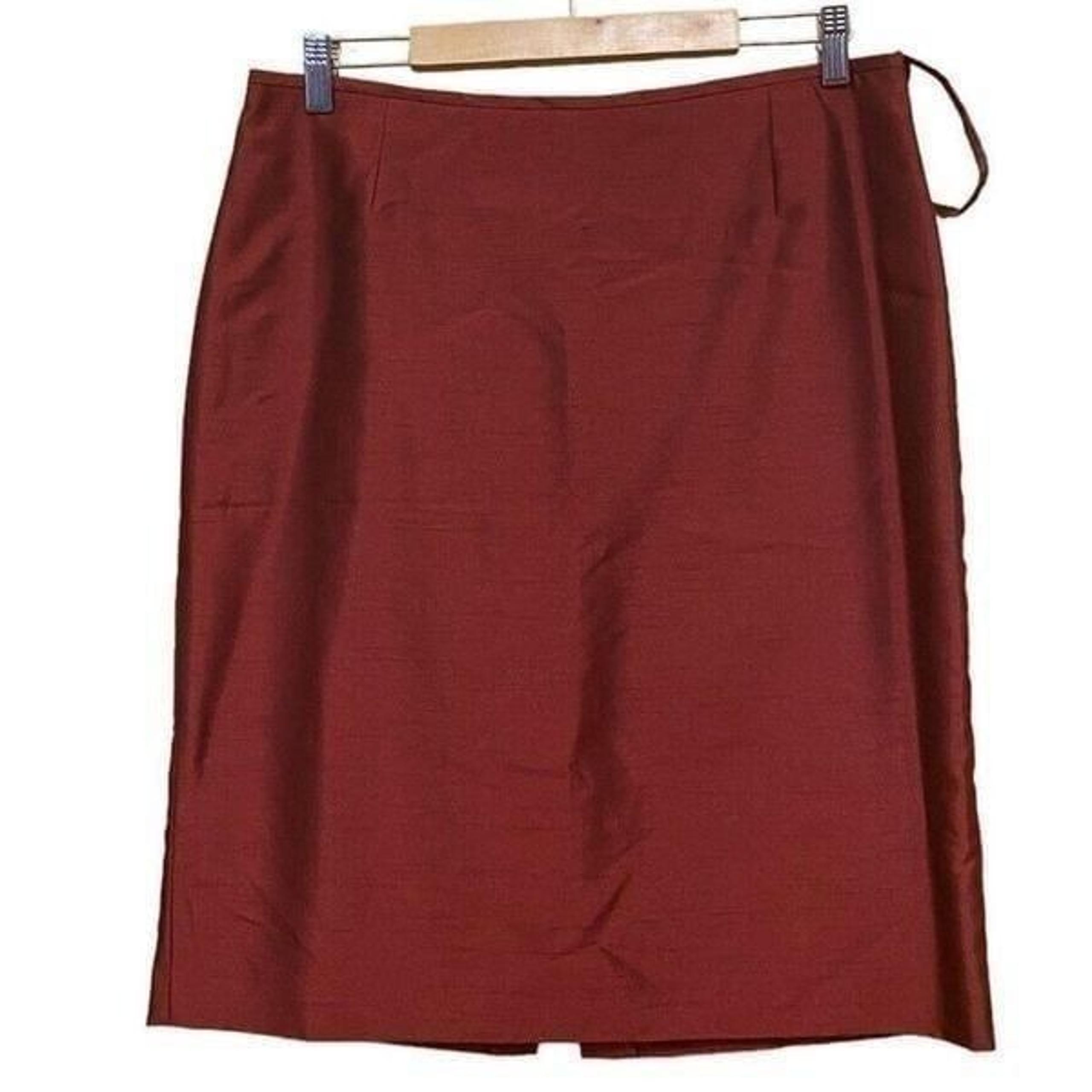 Tahari Arthur S Levine Womens  Pencil Skirt 12 Color Scarlet Red NWT