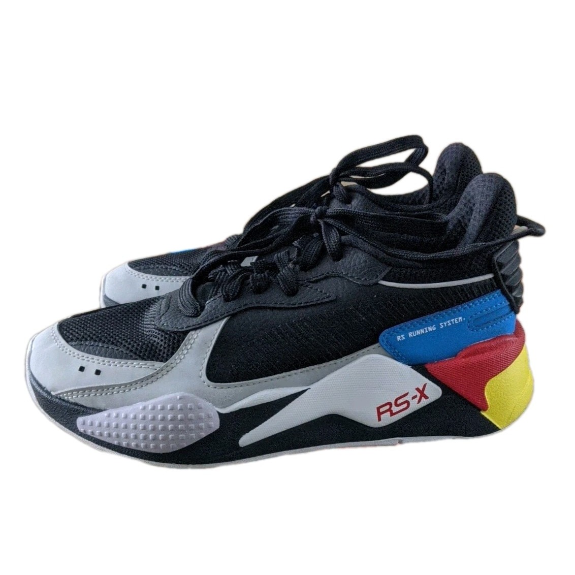 PUMA RS-X Toys Reinvention - Black-Multi Size 5.5 Men/7 Women Collectible