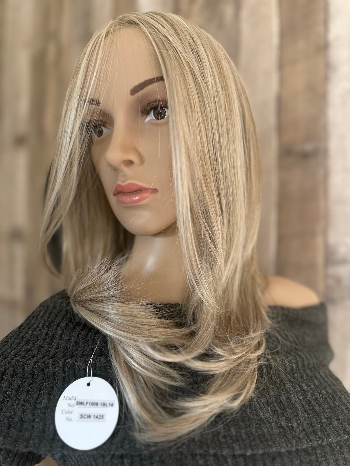 HairCube Classic Mixed Blonde 13x6 Free Parting Synthetic Wig - Timeless Beauty