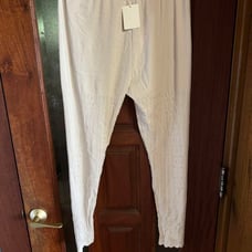 Brand new and unused! Franche Lippee FL5 Scallop Lace Leggings in Ice Grey.