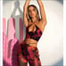 NWT white fox boutique set in pink flame