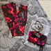 NWT white fox boutique set in pink flame