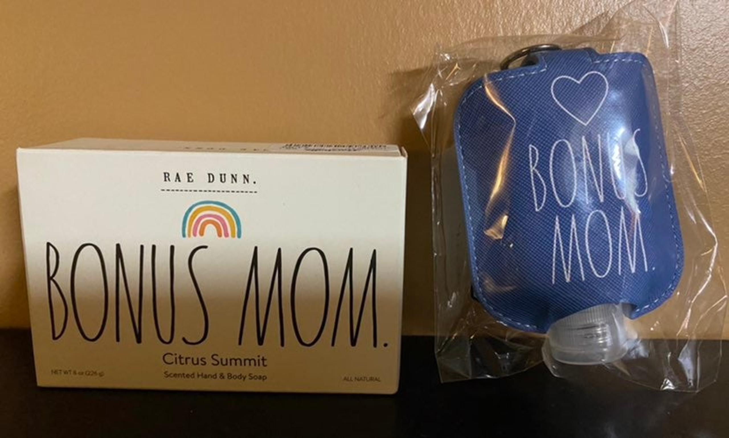Rae Dunn Sanitizer holder & Soap Set