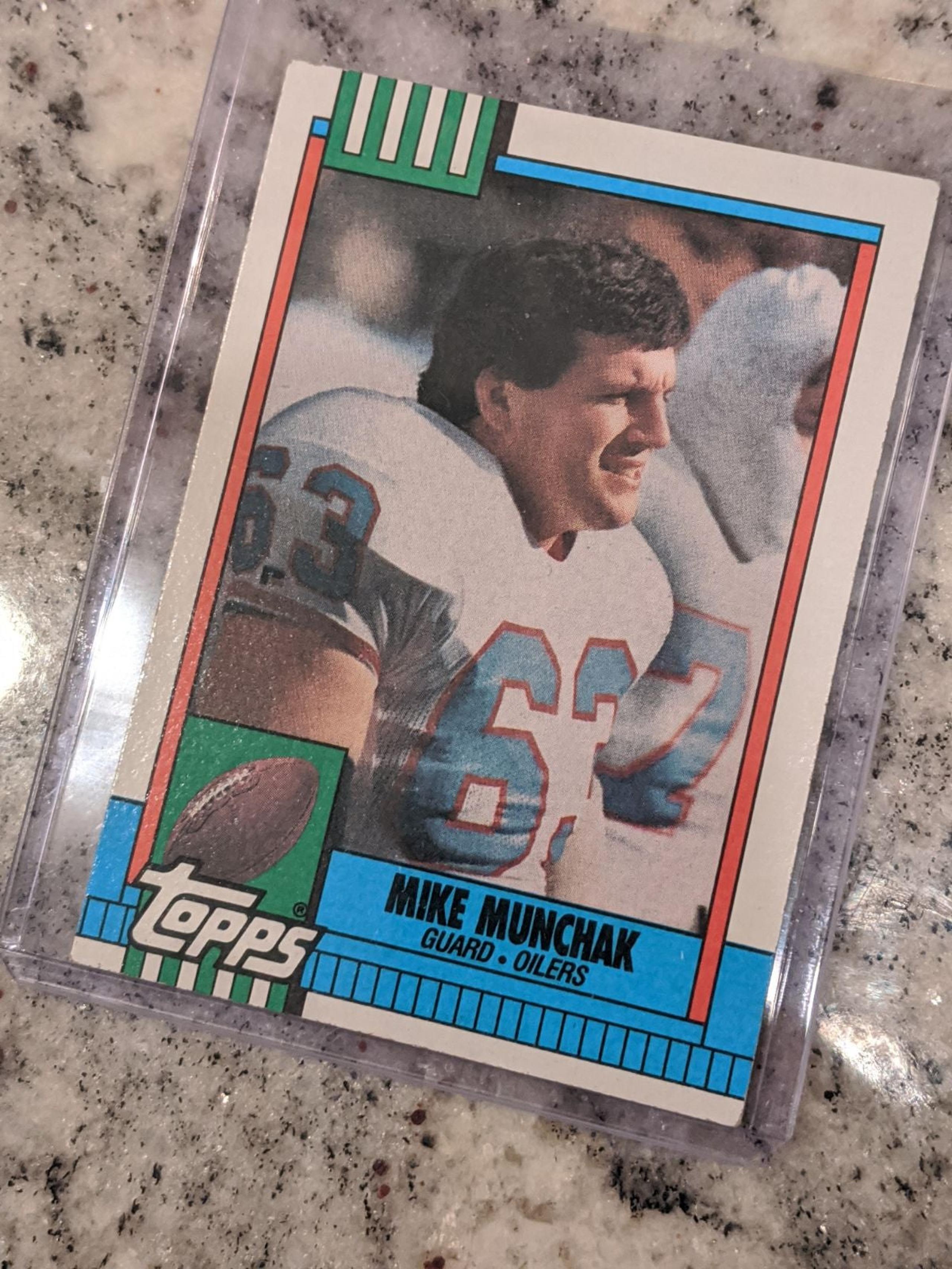 1990 Topps Mike Munchak card