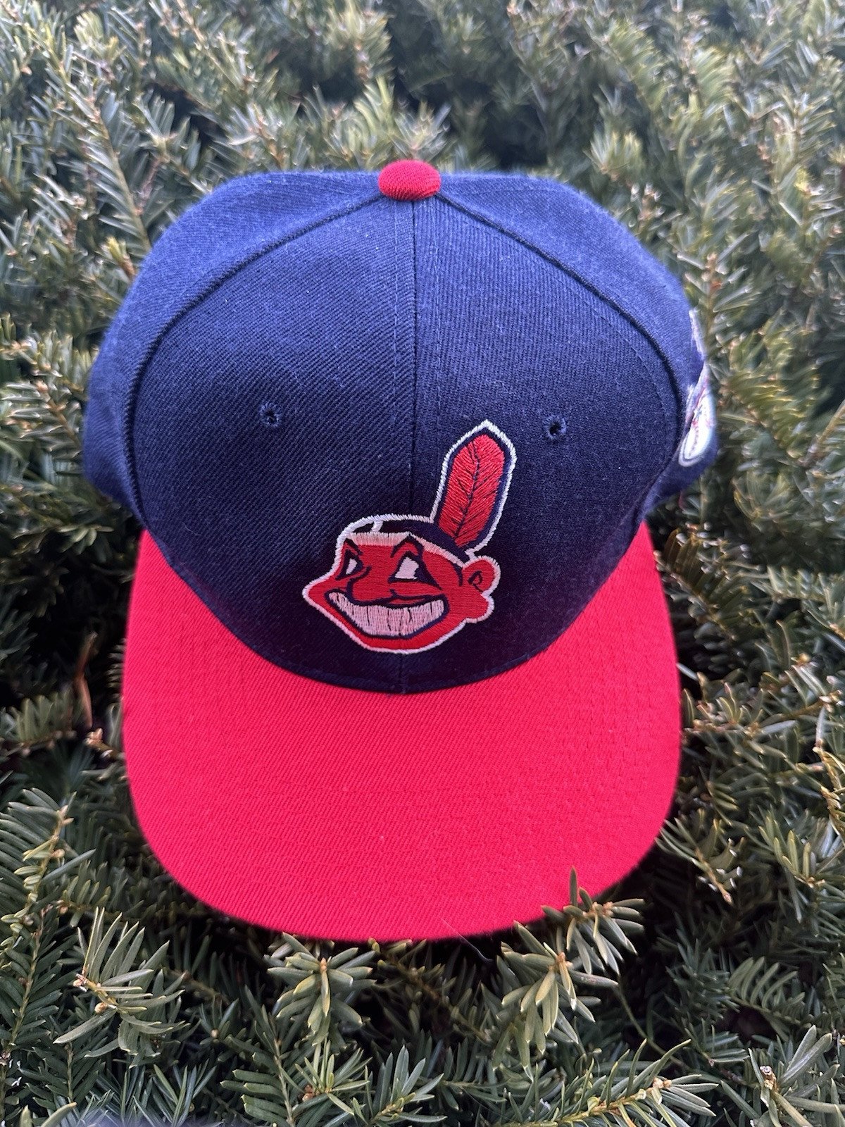 Vintage Cleveland Indians Wool Blend G Cap SnapBack Hat Cap