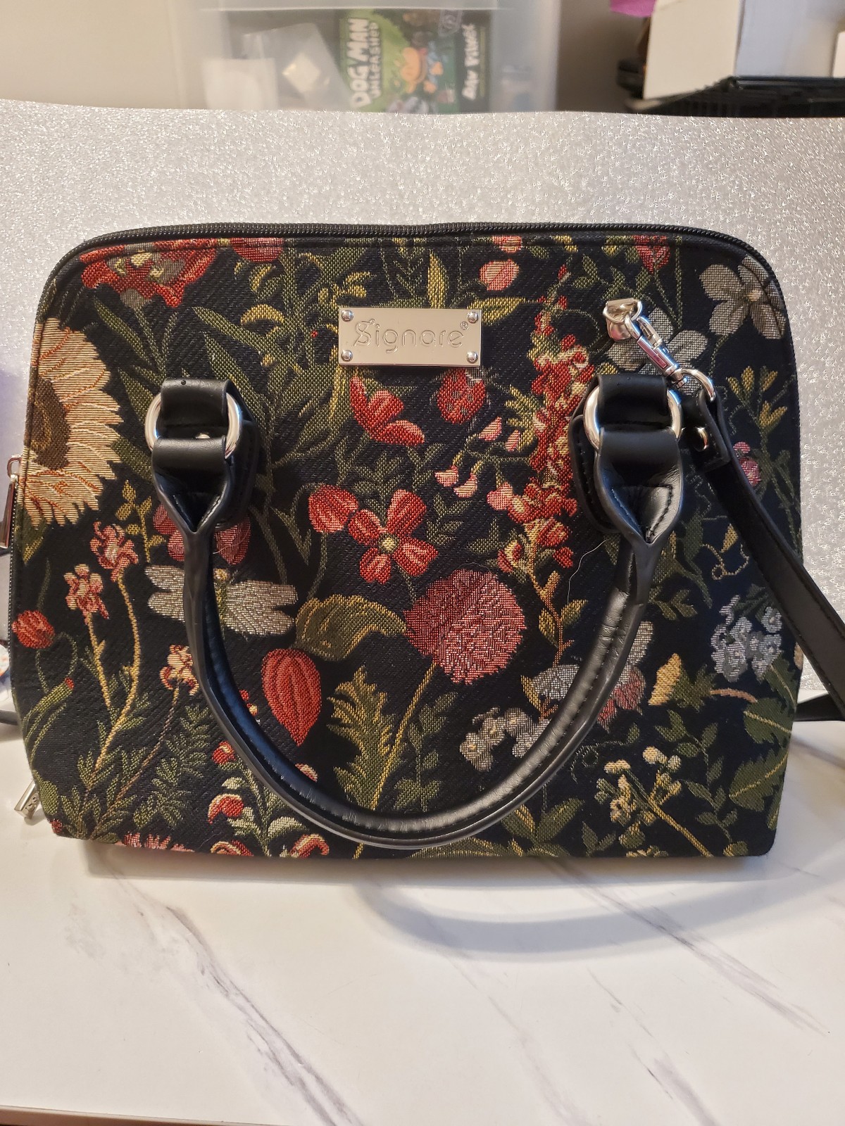 Signor tapestry handbag