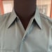 Vintage 1990’s New Old Stock Dickies Green Work Shirt Long sleeve