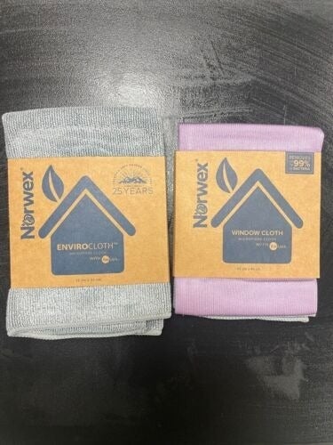 【3 packs】Norwex window cloth enviro cloth suit
