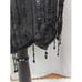 Vintage Lawrence Kazan Silk Sequin and Beaded Dress Black Medium