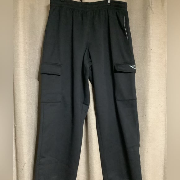 LIKE NEW PONY Black Men’s Sweatpants with side pockets SZ 2X