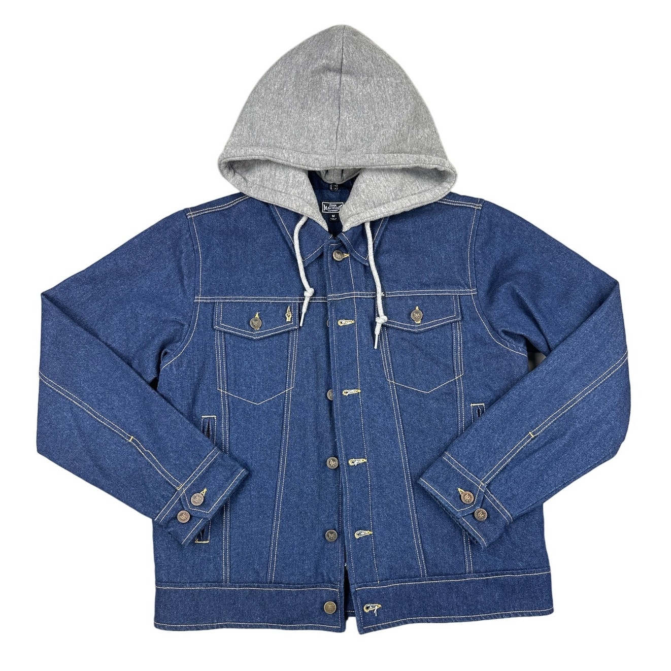 Loser Machine Company - Capital Contrast Hood Sherpa Lined Denim Jacket in Blue