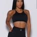 High Neck Crop Bra bombshell